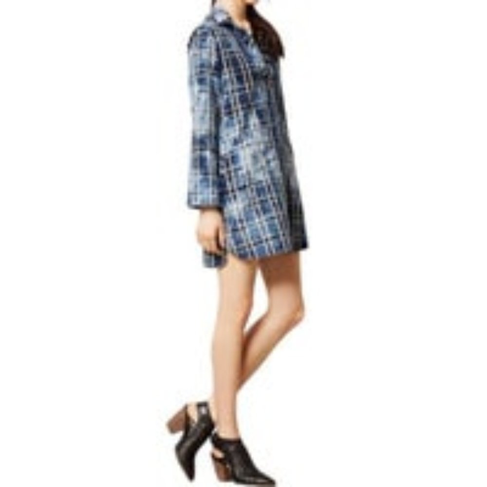 STONE Anthropologie Dress Womens Small Blue